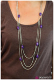 Paparazzi "Voodoo Vixen" Purple Necklace & Earring Set Paparazzi Jewelry