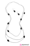 Paparazzi "Voodoo Vixen" Black Necklace & Earring Set Paparazzi Jewelry