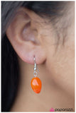 Paparazzi VINTAGE VAULT REPO "Voodoo Vixen" Orange Necklace & Earring Set Paparazzi Jewelry