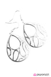 Paparazzi "Waikiki Waves -Silver" earring Paparazzi Jewelry