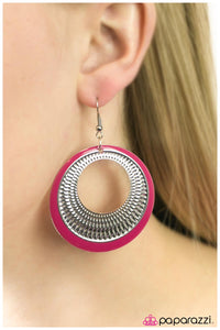 Paparazzi "Waiting For Forever - Pink" earring Paparazzi Jewelry