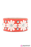 Paparazzi "Wake Up and Smell The Daisies - Orange" bracelet Paparazzi Jewelry