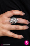 Paparazzi "Walking In Wonderland - White" ring Paparazzi Jewelry