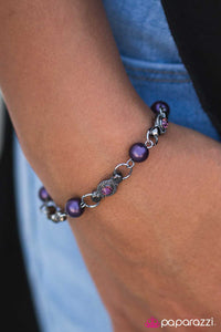 Paparazzi "Walk of Fame - Purple" bracelet Paparazzi Jewelry