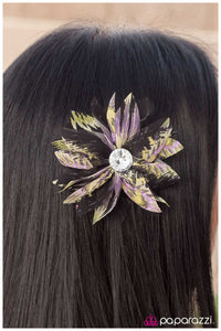 Paparazzi "Walk on the Wild Side" Purple Hair Clip Paparazzi Jewelry