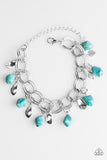 Paparazzi "Walk With Nature - Blue" bracelet Paparazzi Jewelry