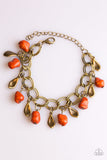 Paparazzi "Walk With Nature - Orange" bracelet Paparazzi Jewelry