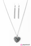 Paparazzi "Wandering Heart" Blue Necklace & Earring Set Paparazzi Jewelry