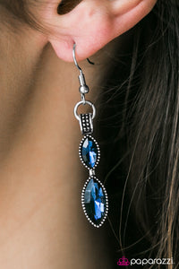 Paparazzi "Wandering Star" Blue Earrings Paparazzi Jewelry