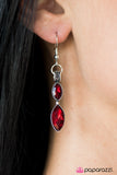 Paparazzi "Wandering Star" Red Earrings Paparazzi Jewelry