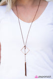 Paparazzi "Wandering Ways - Copper" necklace Paparazzi Jewelry