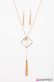 Paparazzi "Wandering Ways - Gold" necklace Paparazzi Jewelry