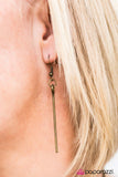 Paparazzi "Warning Signal - Brass" necklace Paparazzi Jewelry