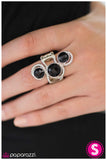 Paparazzi "Watch Me Now!" Black Ring Paparazzi Jewelry