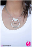 Paparazzi "Waterloo Sunset" Silver Necklace & Earring Set Paparazzi Jewelry