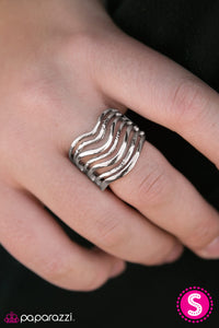 Paparazzi "Wave On" Silver Ring Paparazzi Jewelry