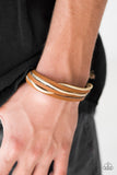 Paparazzi "Way Seeker - Brown" bracelet Paparazzi Jewelry