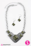 Paparazzi "Way To Make An EMPRESS-ion! - Green" necklace Paparazzi Jewelry