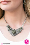 Paparazzi "Way To Make An EMPRESS-ion! - Green" necklace Paparazzi Jewelry