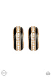 Paparazzi "WEALTHY Living" Gold Clip On Earrings Paparazzi Jewelry