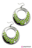 Paparazzi "We Are the Champions - Green" earring Paparazzi Jewelry