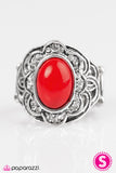 Paparazzi "We BEAD To Talk - Red" ring Paparazzi Jewelry