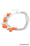 Paparazzi "We Belong Together" Orange Bracelet Paparazzi Jewelry