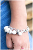 Paparazzi "We Belong Together" White Bracelet Paparazzi Jewelry
