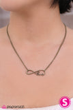 Paparazzi "We Found Love - Brass" necklace Paparazzi Jewelry