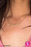 Paparazzi "We Found Love - Gold" necklace Paparazzi Jewelry