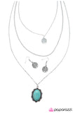 Paparazzi "We Have Chemis-TREE - Blue" necklace Paparazzi Jewelry