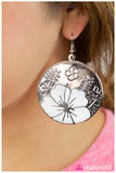Paparazzi "Welcome to Paradise" White Earrings Paparazzi Jewelry
