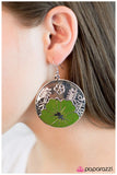 Paparazzi "Welcome to Paradise" Green Earrings Paparazzi Jewelry