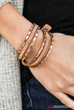 Paparazzi "Welcome to the Fashion Show - Brown" bracelet Paparazzi Jewelry