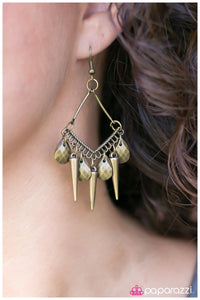 Paparazzi "Welcome To The Jungle" Brass Earrings Paparazzi Jewelry