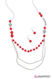 Paparazzi "Well Spent - Red" necklace Paparazzi Jewelry