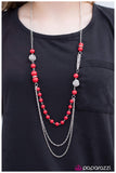 Paparazzi "Well Spent - Red" necklace Paparazzi Jewelry