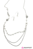 Paparazzi "Well Spent - White" necklace Paparazzi Jewelry