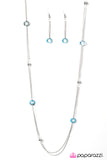 Paparazzi "West Coast Fashion - Blue" necklace Paparazzi Jewelry