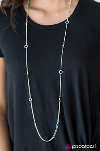 Paparazzi "West Coast Fashion - Blue" necklace Paparazzi Jewelry