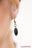 Paparazzi "Western Cameo" Black Necklace & Earring Set Paparazzi Jewelry