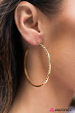 Paparazzi "Western Diamondback" Gold Earrings Paparazzi Jewelry