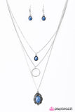 Paparazzi "Western Fairytale" Blue Necklace & Earring Set Paparazzi Jewelry