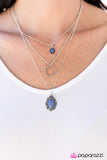 Paparazzi "Western Fairytale" Blue Necklace & Earring Set Paparazzi Jewelry