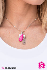 Paparazzi "Western Walkabout" Pink Necklace & Earring Set Paparazzi Jewelry