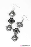 Paparazzi "Western Wallflower" Black Earrings Paparazzi Jewelry