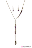 Paparazzi "Western Winds" Purple Necklace & Earring Set Paparazzi Jewelry