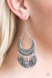 Paparazzi "Westland - Silver" earring Paparazzi Jewelry