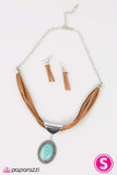 Paparazzi "West Mesa" Blue Necklace & Earring Set Paparazzi Jewelry