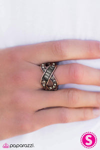 Paparazzi "Weve Got Nothing But Time - Copper" ring Paparazzi Jewelry